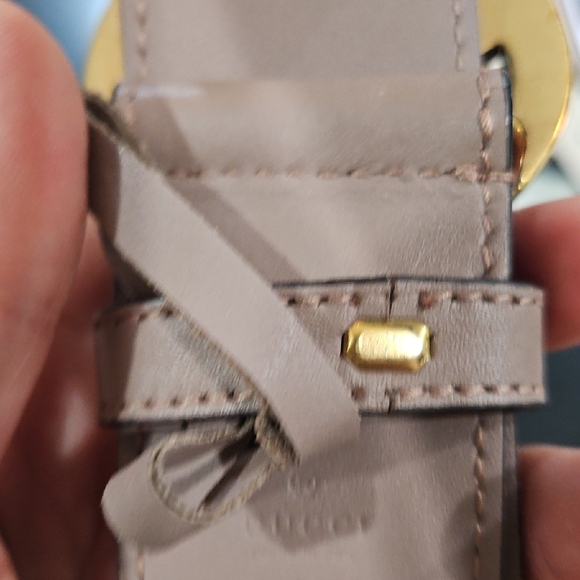Gucci Tan Belt with Gold GG Buckle Size 30-32 / 80cms - Picture 5 of 5